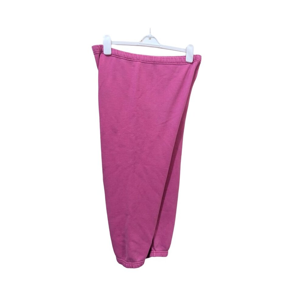 Victorias Secret PINK Sweatpants size M drawstring waist Pink Spell out
